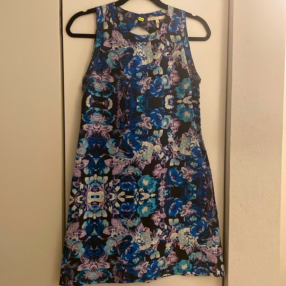 Maje floral linen/ silk dress